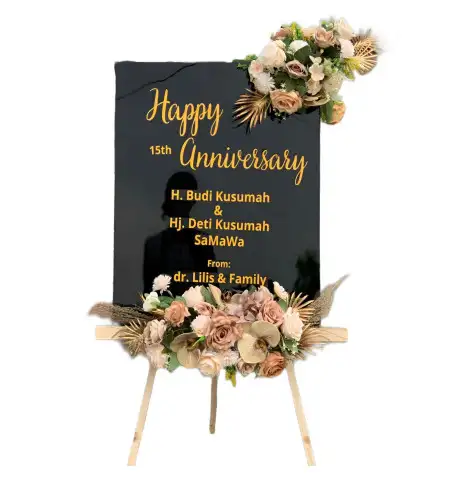 Papan Bunga Akrilik Klabang