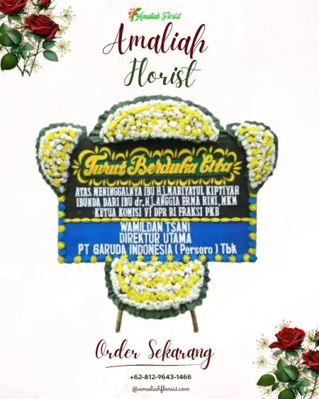 Papan Bunga Duka Klabang