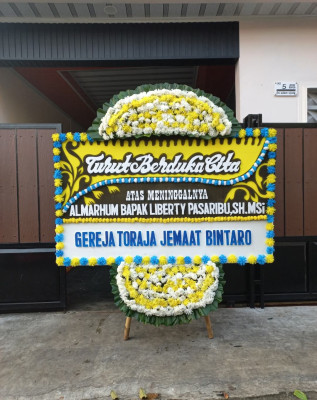 Papan Bunga Duka di Klabang